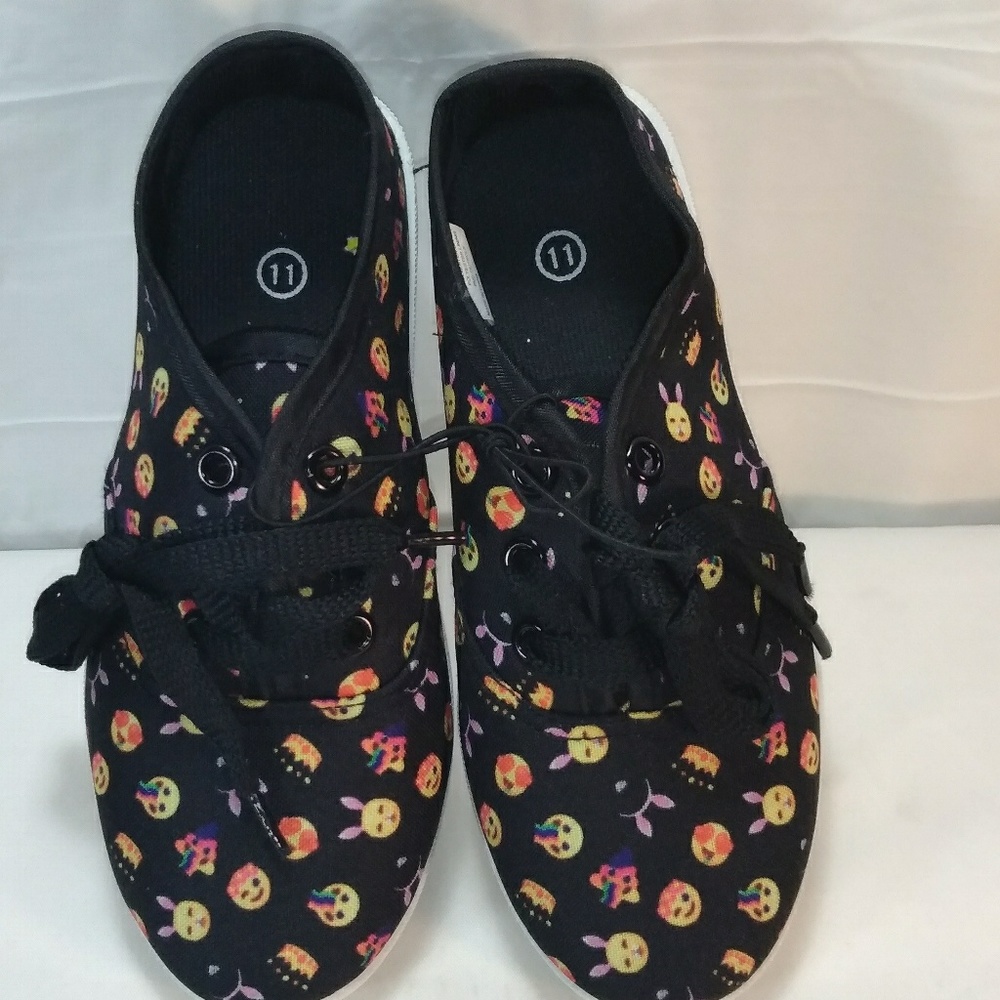 Girls size 11 emoji shoes bundle